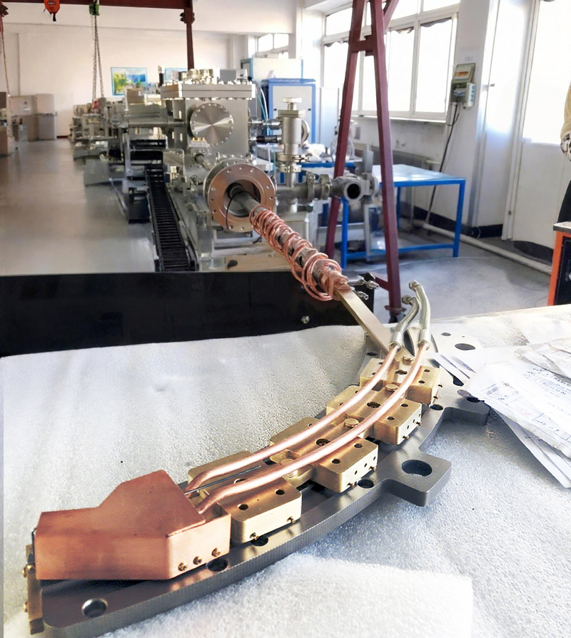 离子源注入束线管道及支架