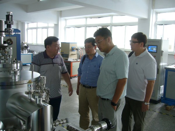 中国科学院近代物理所所长带队前往沈阳慧宇真空视察工作