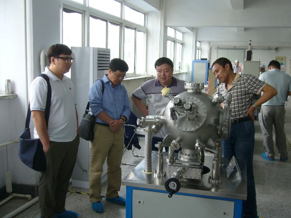 中国科学院近代物理所所长带队前往沈阳慧宇真空视察工作