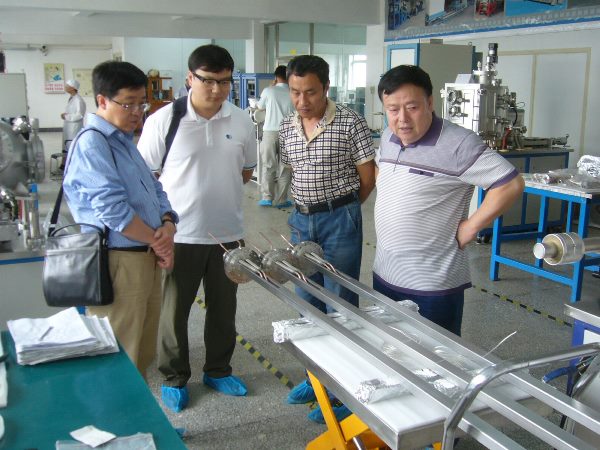 中国科学院近代物理所所长带队前往沈阳慧宇真空视察工作